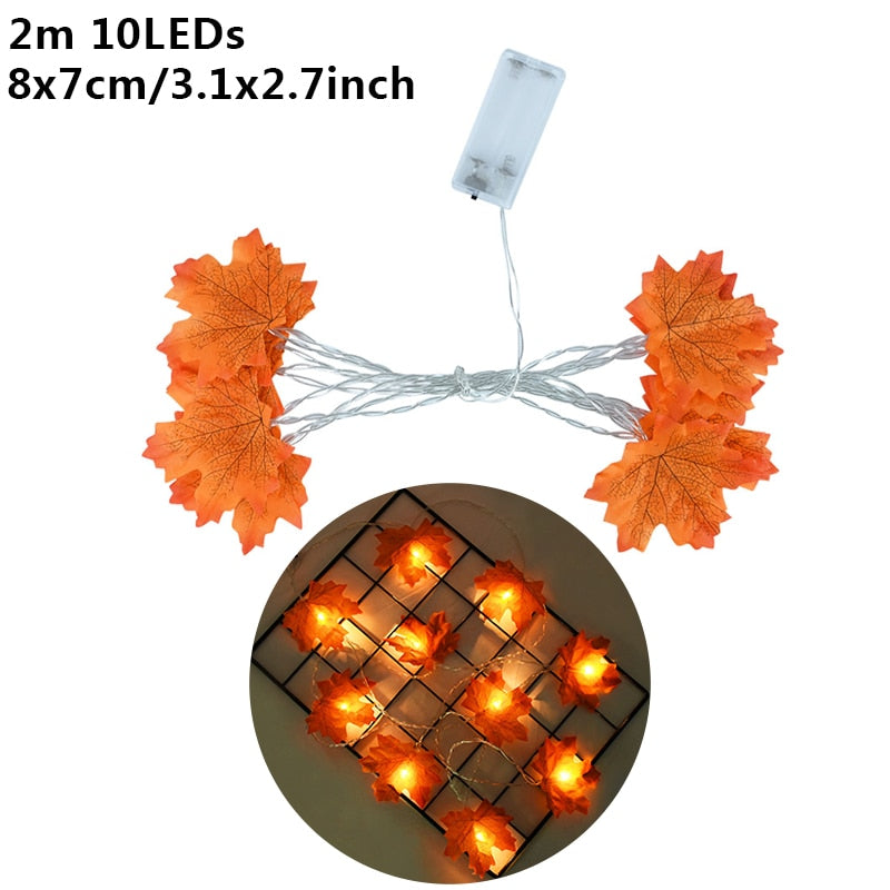 1.5m 10Led Halloween Pumpkin Ghost Skeletons Bat Spider Led Light String Festival Bar Home Party Decor Halloween Ornament