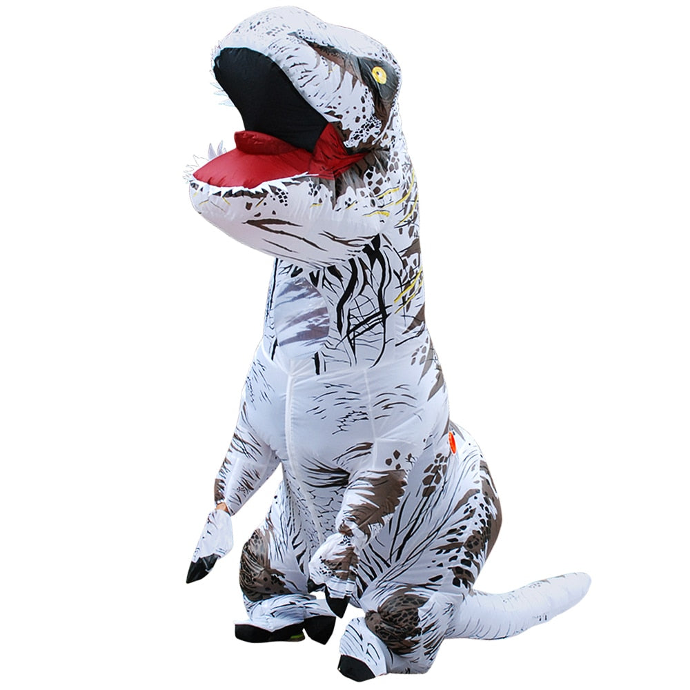 Hot T-Rex Dinosaur Inflatable Costume Purim Halloween Party Cosplay Fancy Suits Mascot Cartoon Anime Dress for Adult Kids