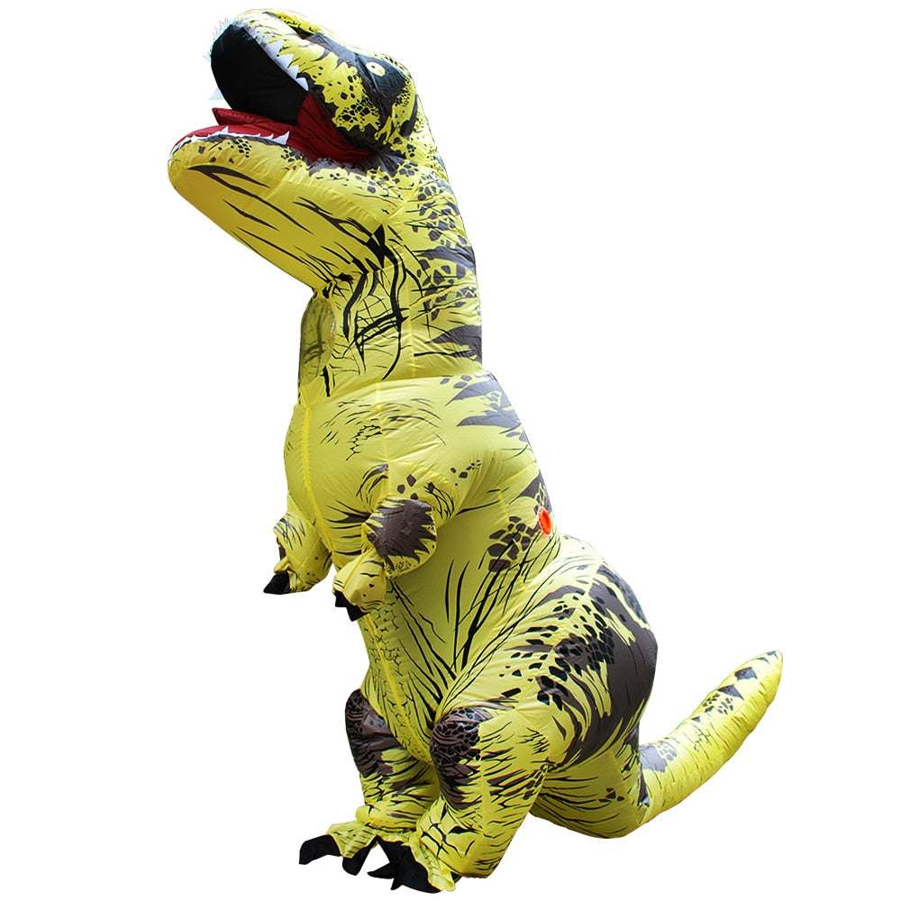 Hot T-Rex Dinosaur Inflatable Costume Purim Halloween Party Cosplay Fancy Suits Mascot Cartoon Anime Dress for Adult Kids