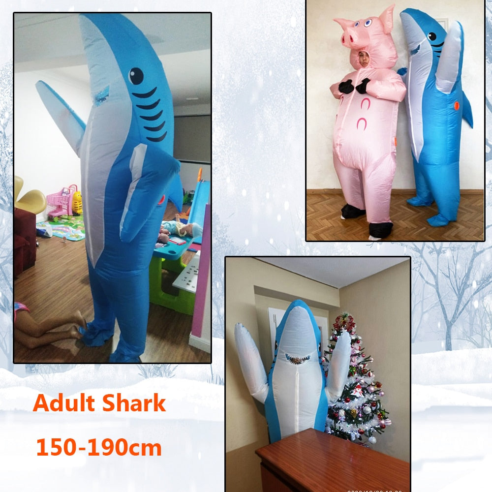 Hot Adult Kids Alien Dinosaur Inflatable Costume Unicorn Anime Dress Suit Halloween Christmas Purim Party Cosplay Costumes