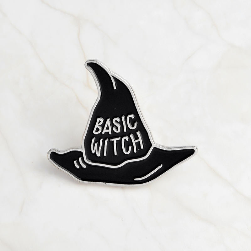 Basic Hat Pin Ouija Brooches Witchcraft  Wicca Pagan Magic Lapel pins Halloween Jewelry Brooches for women Female