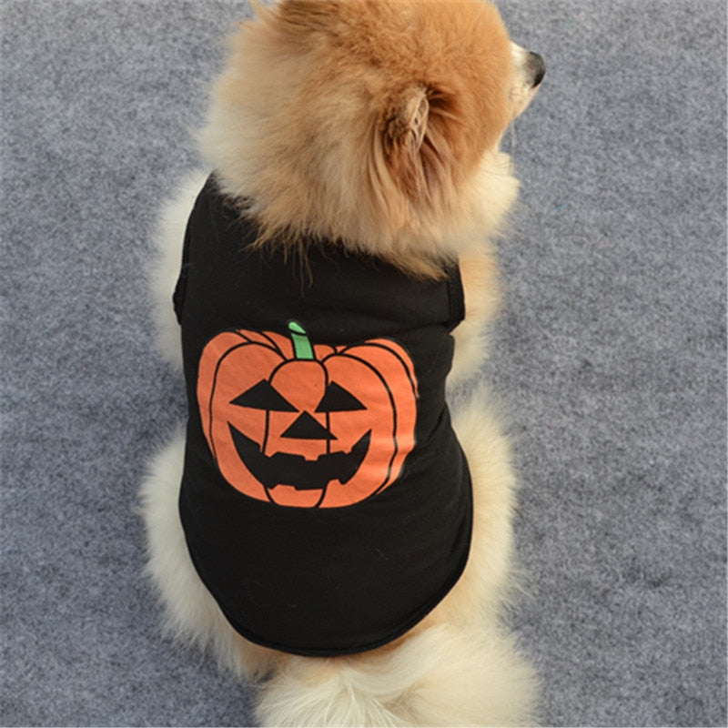 Pet Dog Clothes for Dog Pet Costume Clothes For Small Dogs Cat Vest T Shirts Chihuahua Cool Puppy Clothing For Kitty Halloween