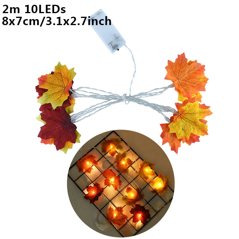 1.5m 10Led Halloween Pumpkin Ghost Skeletons Bat Spider Led Light String Festival Bar Home Party Decor Halloween Ornament