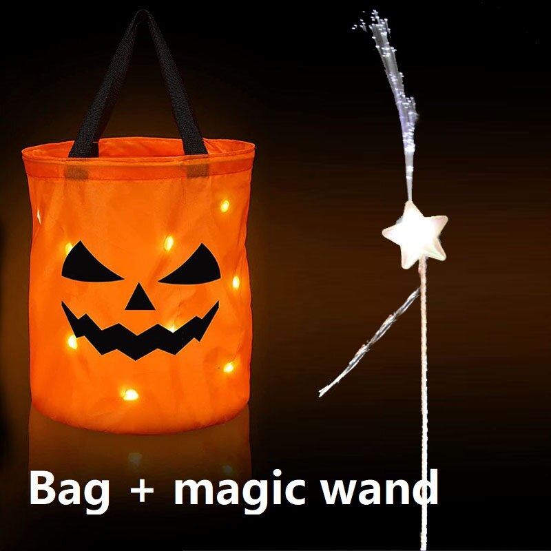 Adult Kids Light Up Witch Hat Spider Web Cobweb Skirt Party LED Princess Christmas Tree Costume Magic Wand Festival Halloween