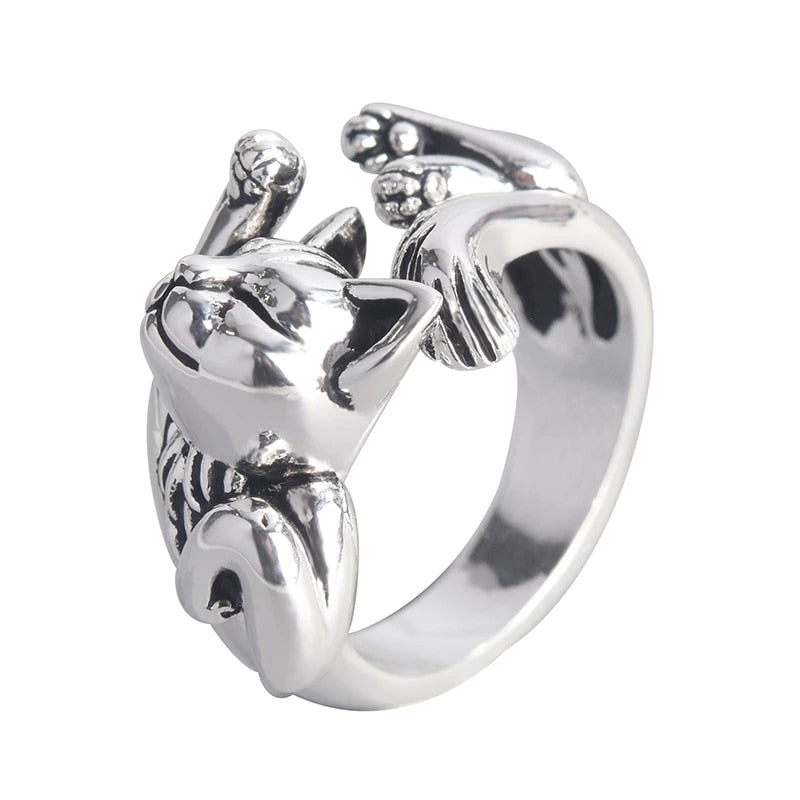 1pcs Titanium Steel Eagle Dragon Claw Halloween Skull Ring Hot Selling Men's Domineering Opening Rock Animal Jewelry