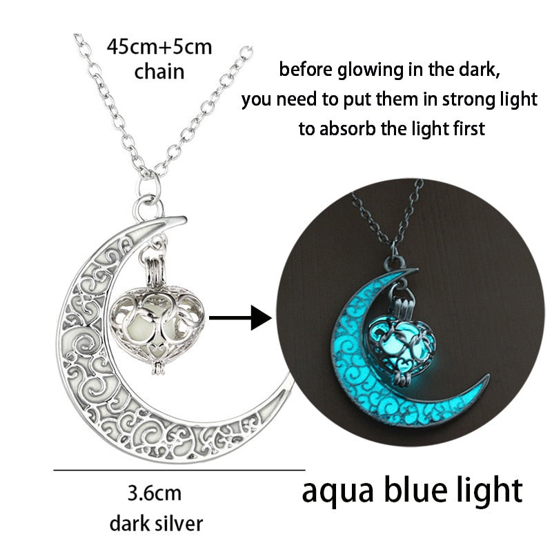 Luminous Glowing Arrow Pendant Necklace Knight Spear Necklace Glow In The Dark Pike Necklace for Women Men Halloween Gift