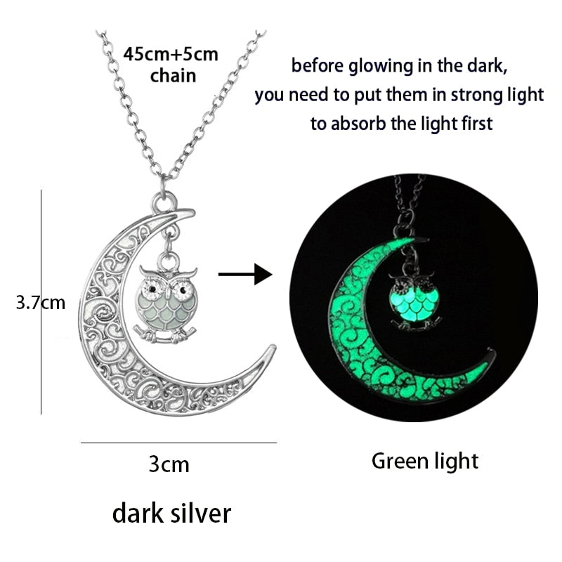 Luminous Glowing Arrow Pendant Necklace Knight Spear Necklace Glow In The Dark Pike Necklace for Women Men Halloween Gift