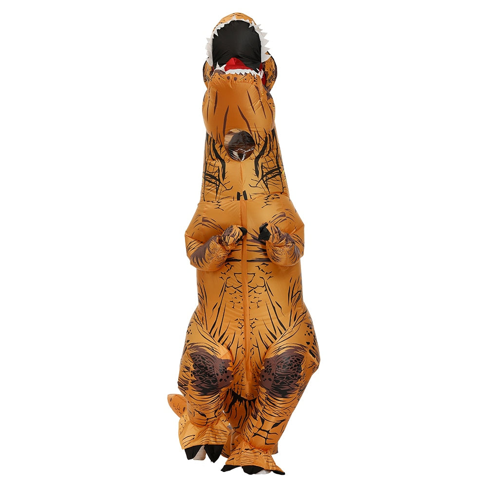 Hot T-Rex Dinosaur Inflatable Costume Purim Halloween Party Cosplay Fancy Suits Mascot Cartoon Anime Dress for Adult Kids