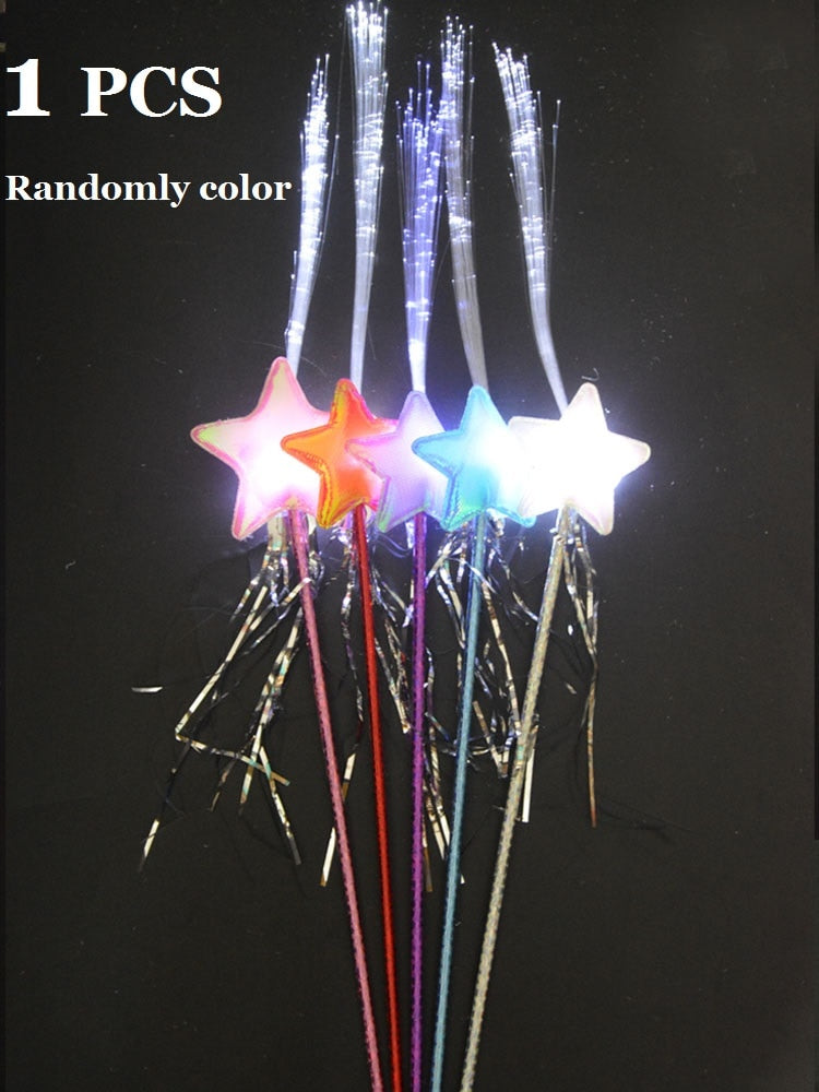 Adult Kids Light Up Witch Hat Spider Web Cobweb Skirt Party LED Princess Christmas Tree Costume Magic Wand Festival Halloween