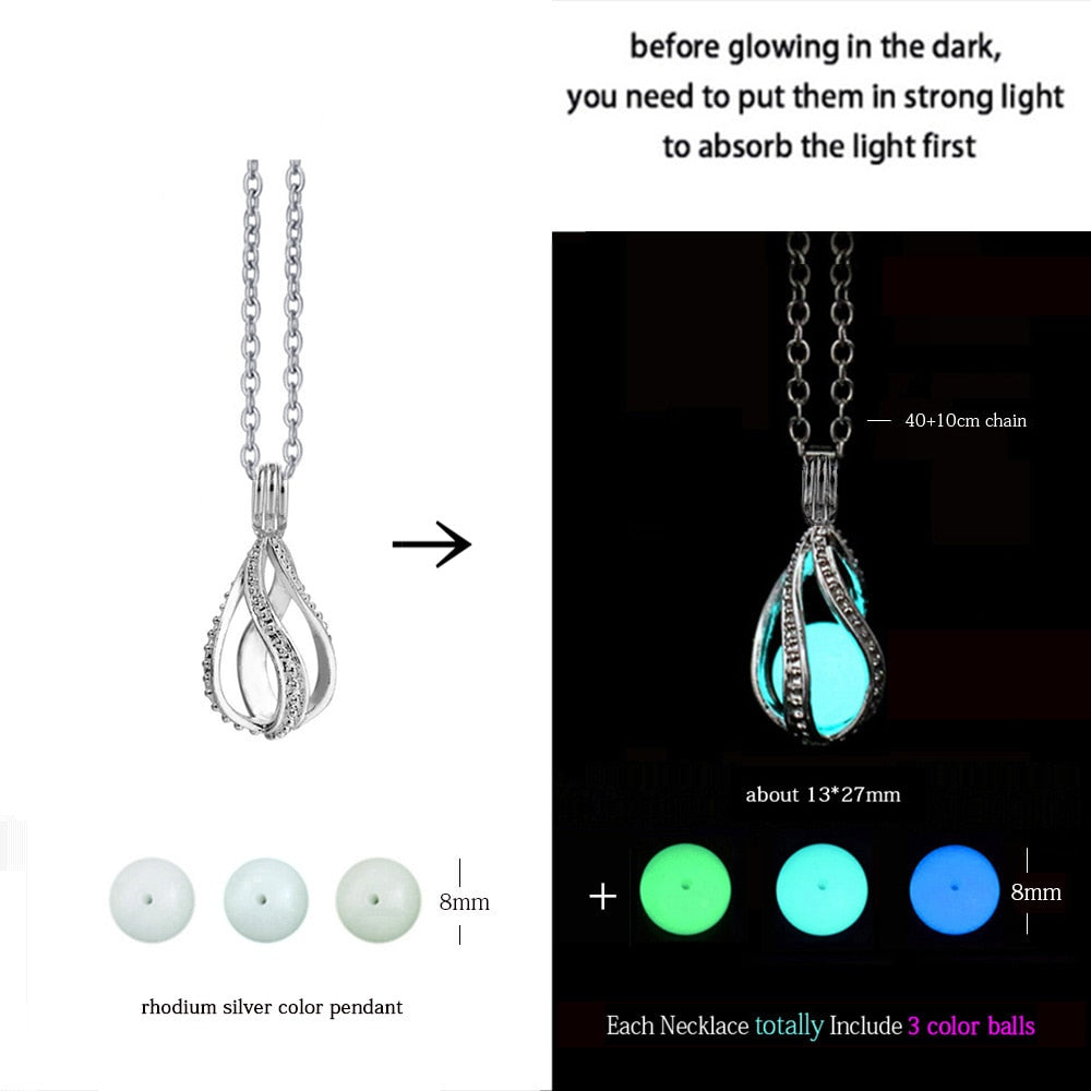 Luminous Glowing Arrow Pendant Necklace Knight Spear Necklace Glow In The Dark Pike Necklace for Women Men Halloween Gift