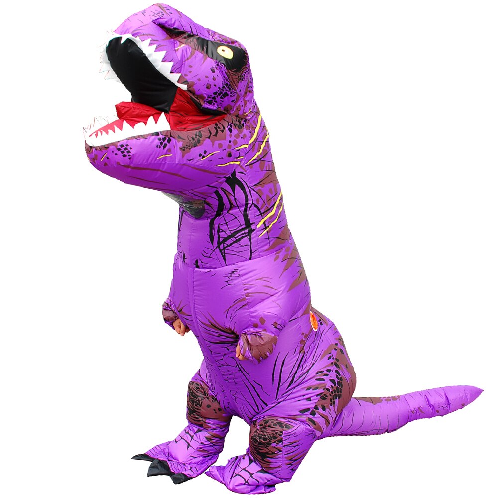 Adult Kids Dinosaur Inflatable Costumes T-Rex Anime Suit Party Cosplay Carnival Halloween Costume For Man Woman