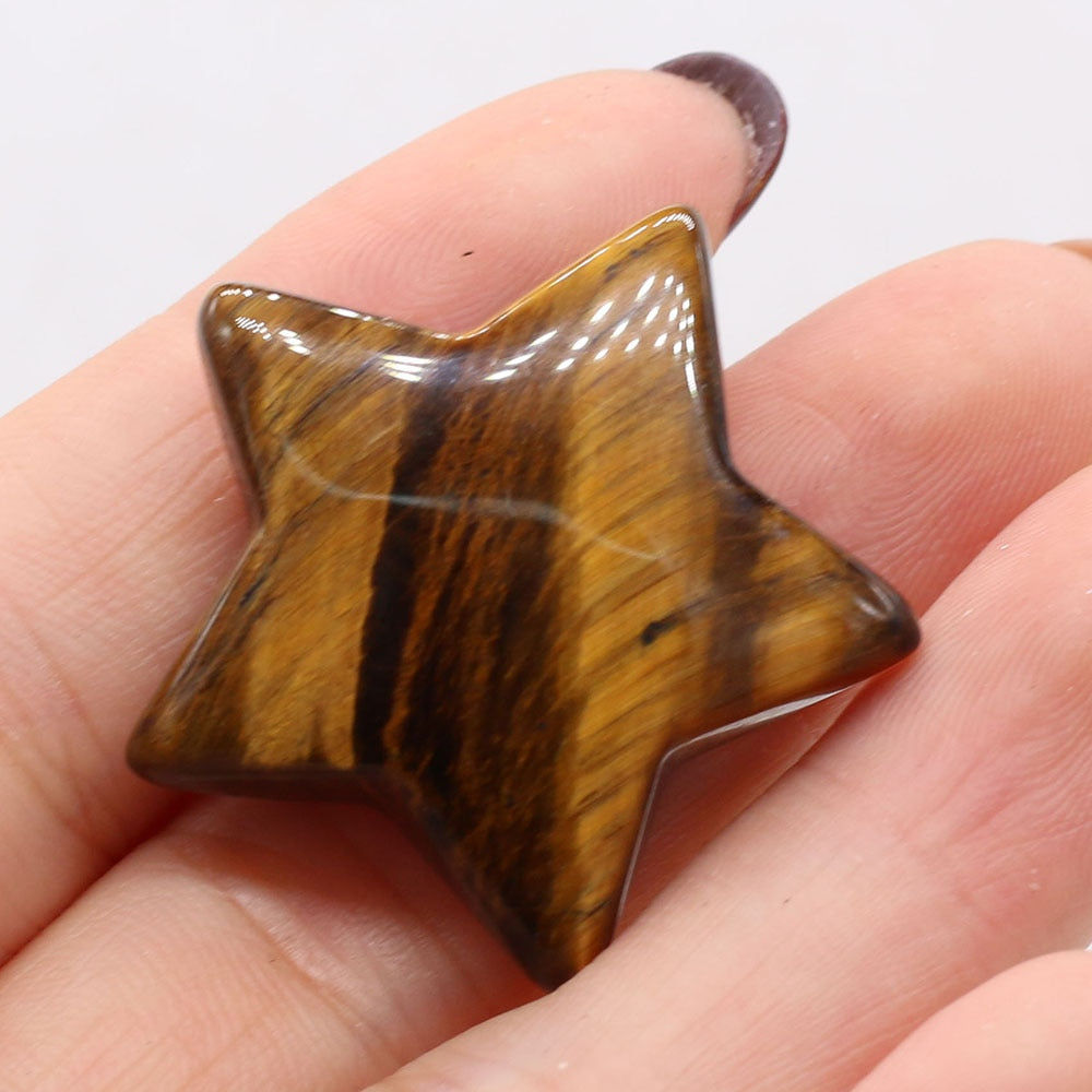 Natural Stone Amethyst Powder Crystal Star Shape Mineral Specimen Gemstone Agate Fish Tank Jewelry Home Decoration Ornaments