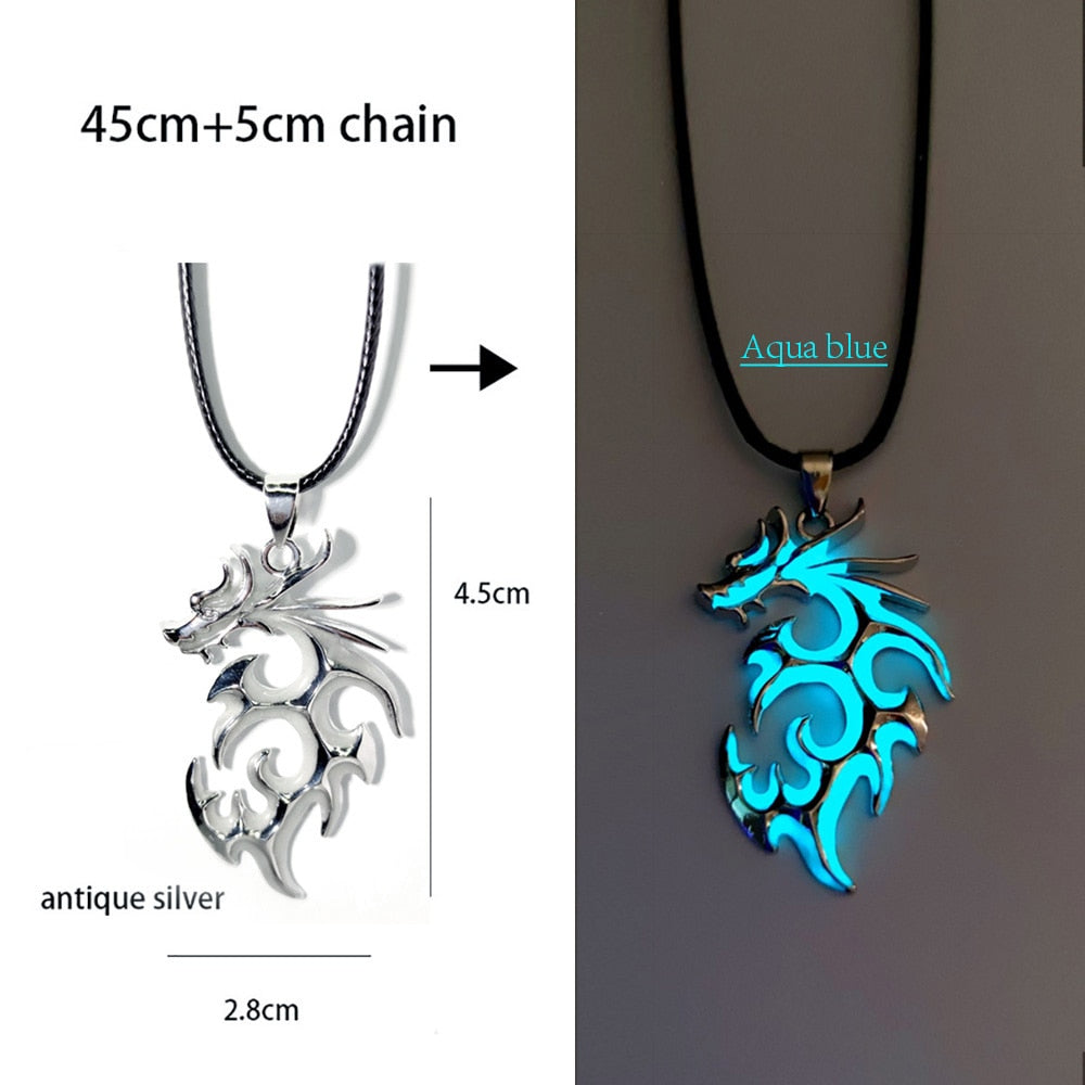 Luminous Glowing Arrow Pendant Necklace Knight Spear Necklace Glow In The Dark Pike Necklace for Women Men Halloween Gift