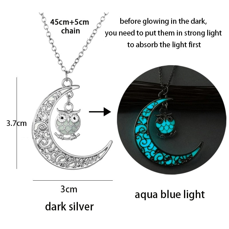 Luminous Glowing Arrow Pendant Necklace Knight Spear Necklace Glow In The Dark Pike Necklace for Women Men Halloween Gift