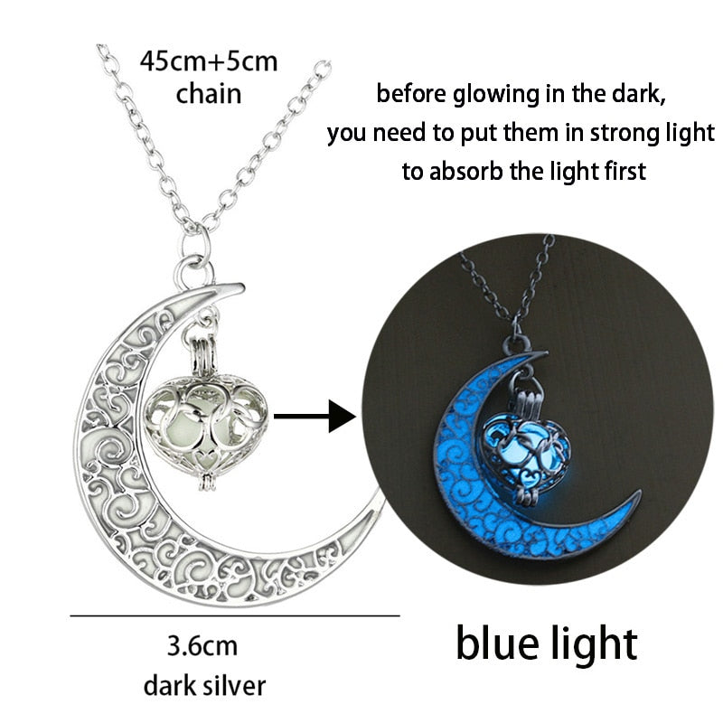 Luminous Glowing Arrow Pendant Necklace Knight Spear Necklace Glow In The Dark Pike Necklace for Women Men Halloween Gift