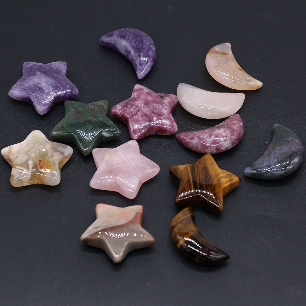 Natural Stone Amethyst Powder Crystal Star Shape Mineral Specimen Gemstone Agate Fish Tank Jewelry Home Decoration Ornaments