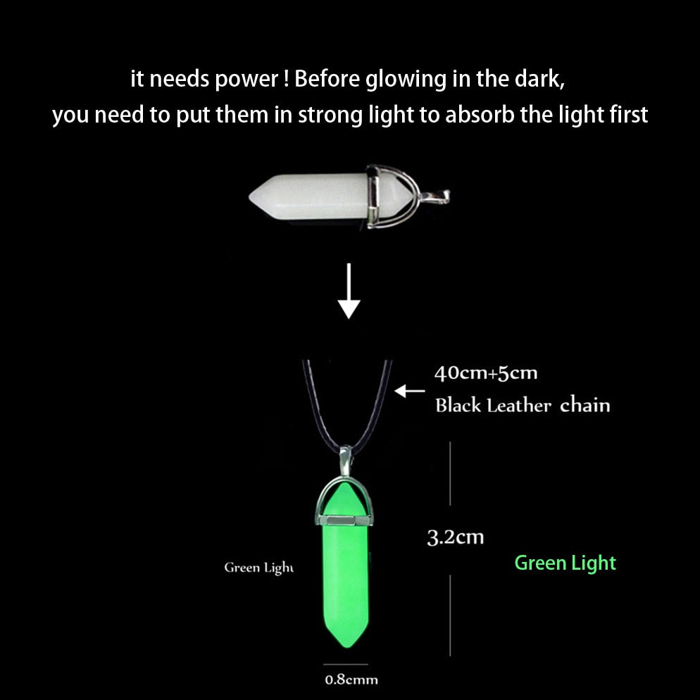 Luminous Glowing Arrow Pendant Necklace Knight Spear Necklace Glow In The Dark Pike Necklace for Women Men Halloween Gift