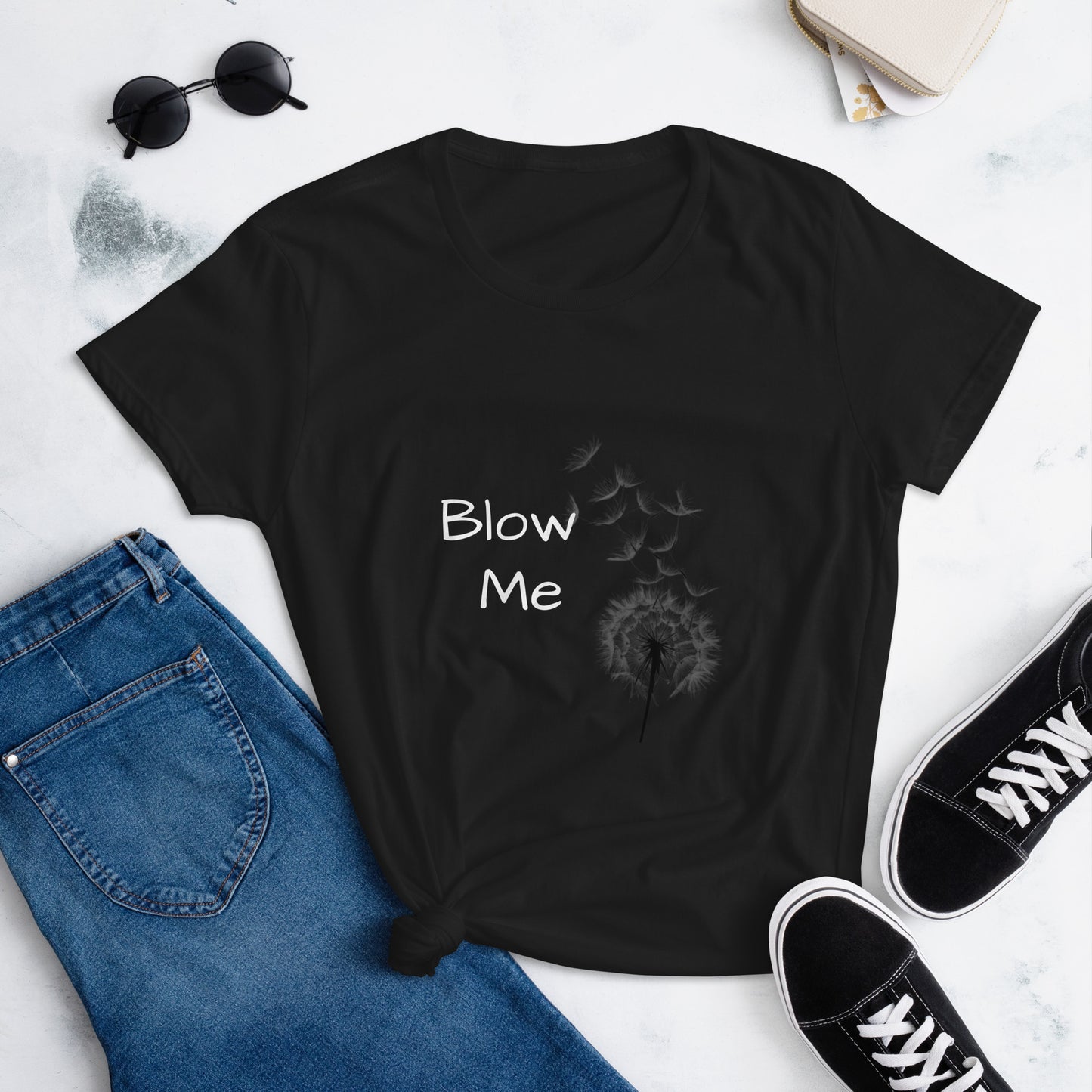 Blow Me Dandelion Shirt, Dandelion Wishes Shirt, Blow Me Tee Gift,