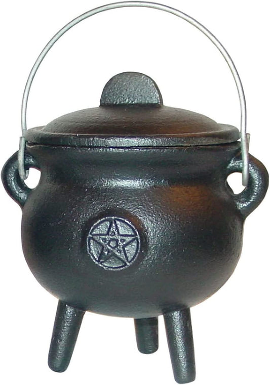 Cast Iron Cauldron 3-Inch Pentacle