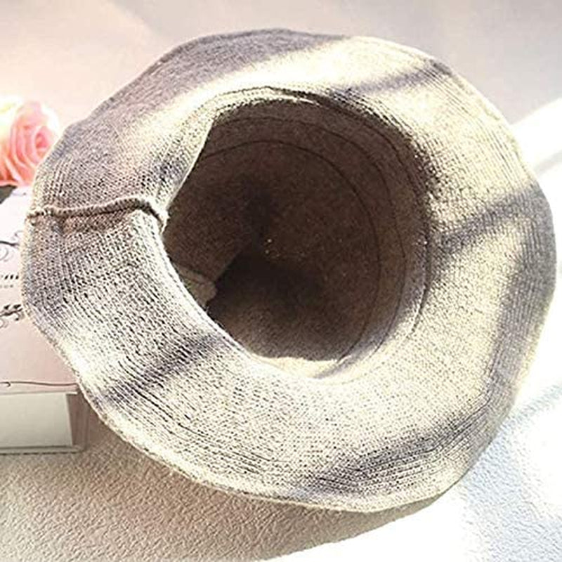 Modern Halloween Witch Hat Knit Wide-Brimmed Cap Foldable Fashion Party Costume Ball Hat